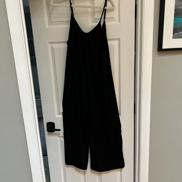 SNUGWIND Wms Casual Sleeveless Strap Loose Adjustable Jumpsuits Stretchy  Size L - Picture 11 of 11